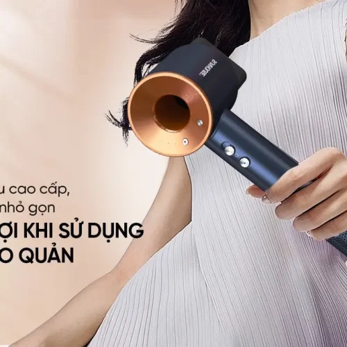 Máy sấy tóc SUNHOUSE SHD2321 1500W thiết kế nhỏ gọn tiện lợi khi sử dụng và bảo quản