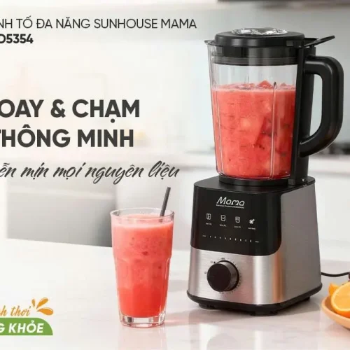 Máy xay sinh tố đa năng SUNHOUSE Mama SHD5354 1000W bảng điều khiển cảm ứng