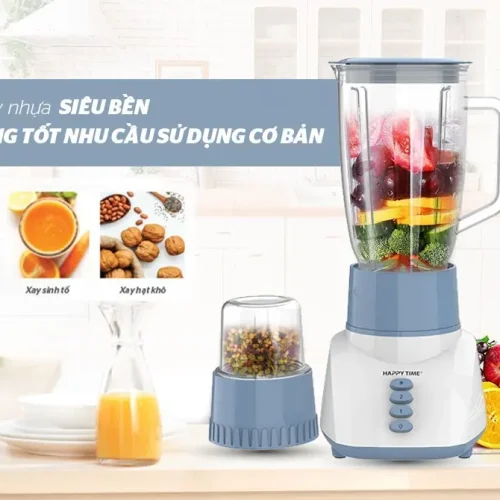 Máy xay sinh tố SUNHOUSE HTD5113G với cối xay sinh tố và cối xay khô