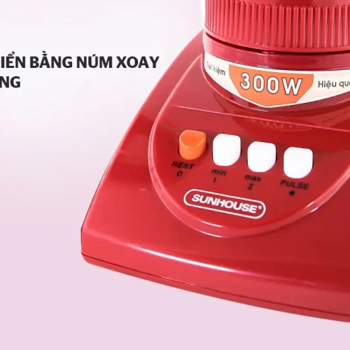 Bảng điều khiển núm xoay của máy xay sinh tố SUNHOUSE SHD5115 300W