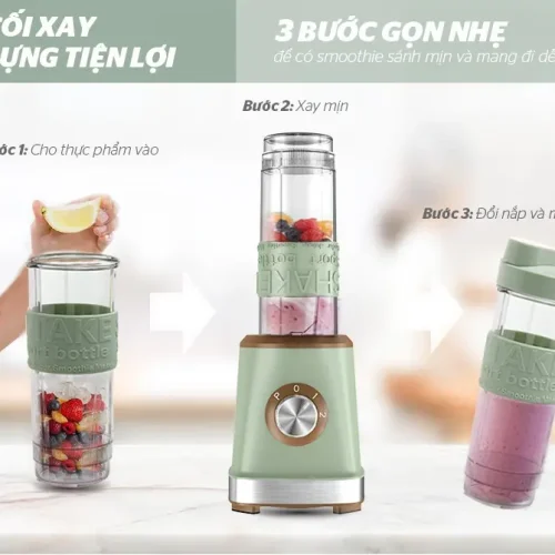 Máy xay sinh tố SUNHOUSE SHD5315G 500W với cốc mang đi