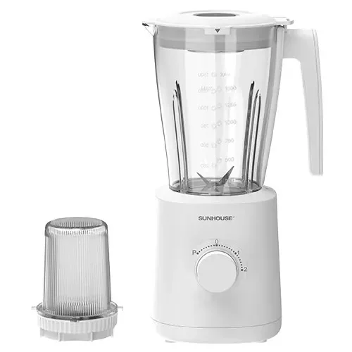 Máy xay sinh tố SUNHOUSE SHD5318 màu trắng kèm cối xay nhỏ