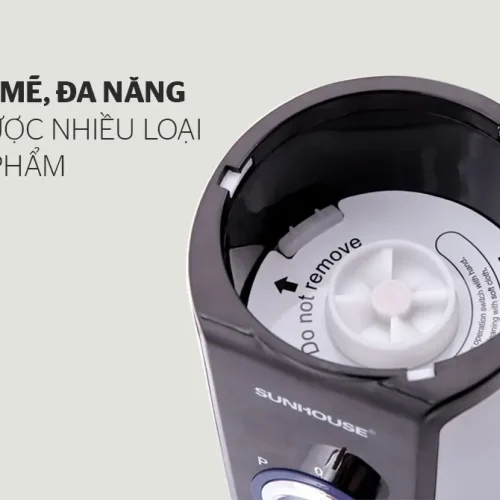 Đế máy xay sinh tố SUNHOUSE SHD5322B với bộ phận truyền động, góc nhìn từ trên