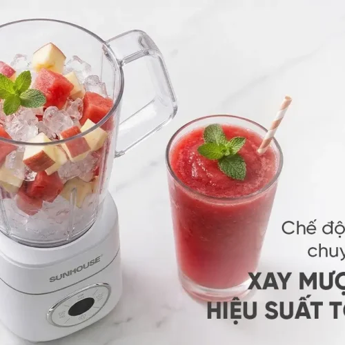 Máy xay sinh tố SUNHOUSE SHD5335 xay trái cây cùng đá viên