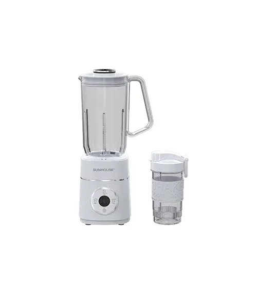 Máy xay sinh tố SUNHOUSE SHD5335 màu trắng kèm cốc mang đi