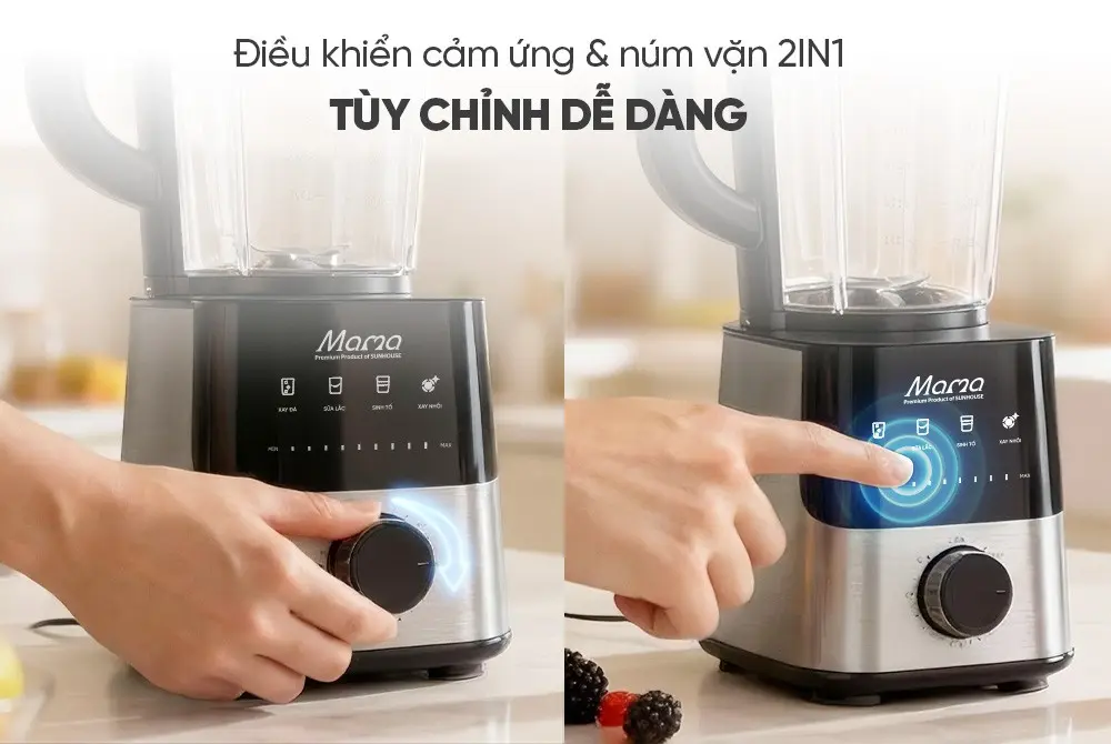 Máy xay sinh tố SUNHOUSE SHD5354 - 1000W, Đa năng, Cảm ứng - Ảnh 7