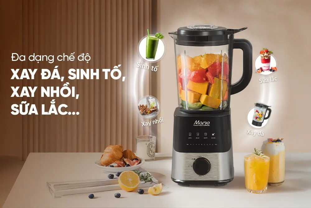 Máy xay sinh tố SUNHOUSE SHD5354 - 1000W, Đa năng, Cảm ứng - Ảnh 8