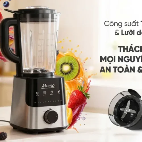 Máy xay sinh tố SUNHOUSE SHD5354 công suất 1000W với cối xay và lưỡi dao inox