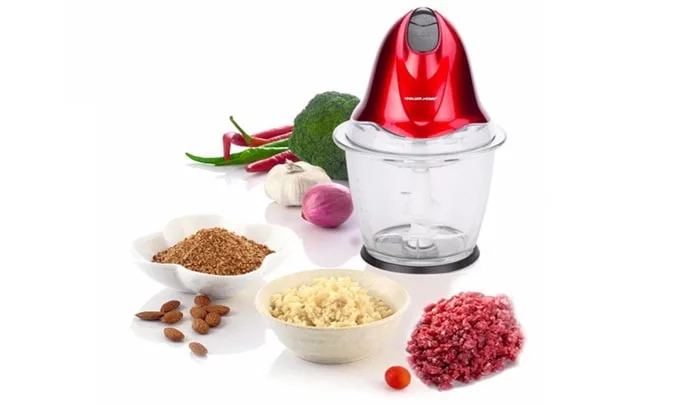 Máy xay thịt Khaluck KL-3076 dung tích 1.5 lít công suất 300W kèm nguyên liệu minh họa