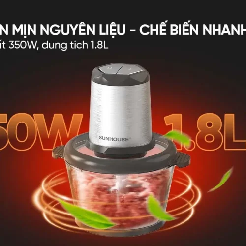 Máy xay thịt SUNHOUSE SHD5405 công suất 350W dung tích 1.8L