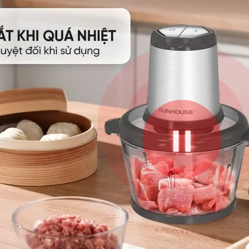 Máy xay thịt SUNHOUSE SHD5405 tự ngắt khi quá nhiệt an toàn
