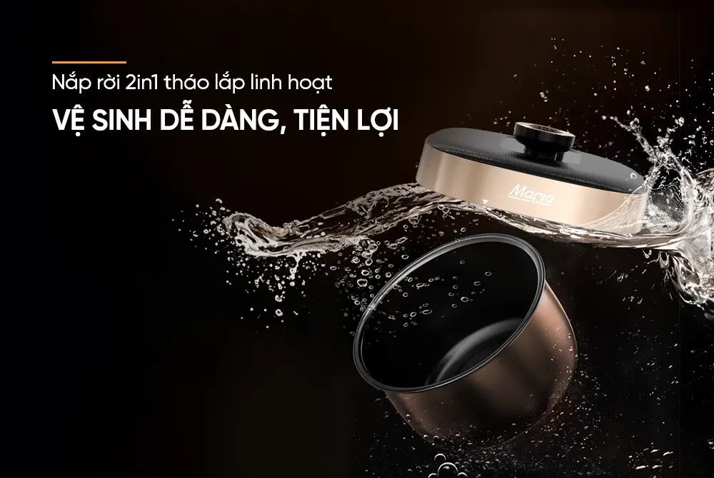 Nồi áp suất SUNHOUSE SHD1670 - 1000W, 6 lít, Đa năng - Ảnh 12