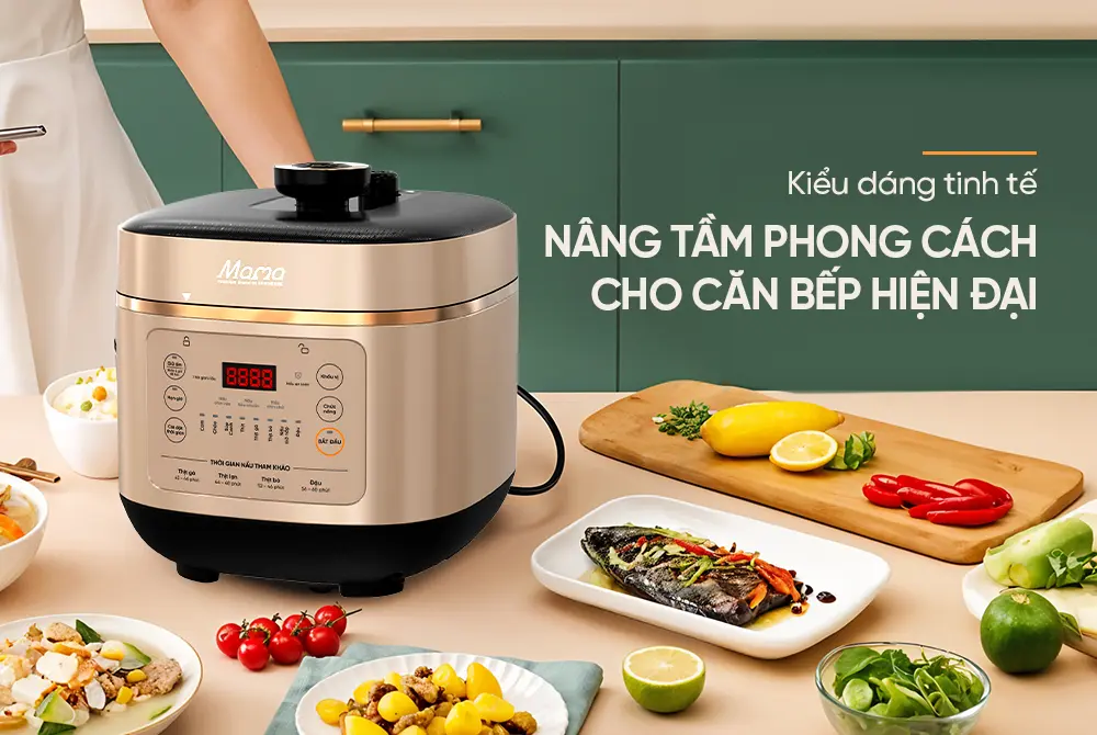 Nồi áp suất SUNHOUSE SHD1670 - 1000W, 6 lít, Đa năng - Ảnh 8