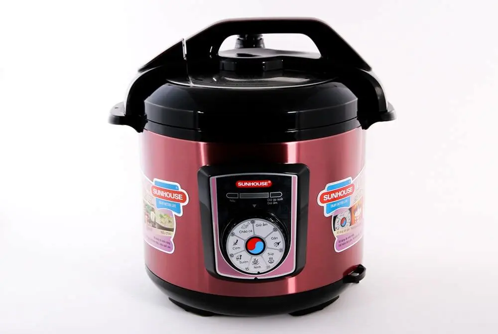 Nồi áp suất SUNHOUSE SHD1755R - 900W, 5 lít, Đa năng - Ảnh 2