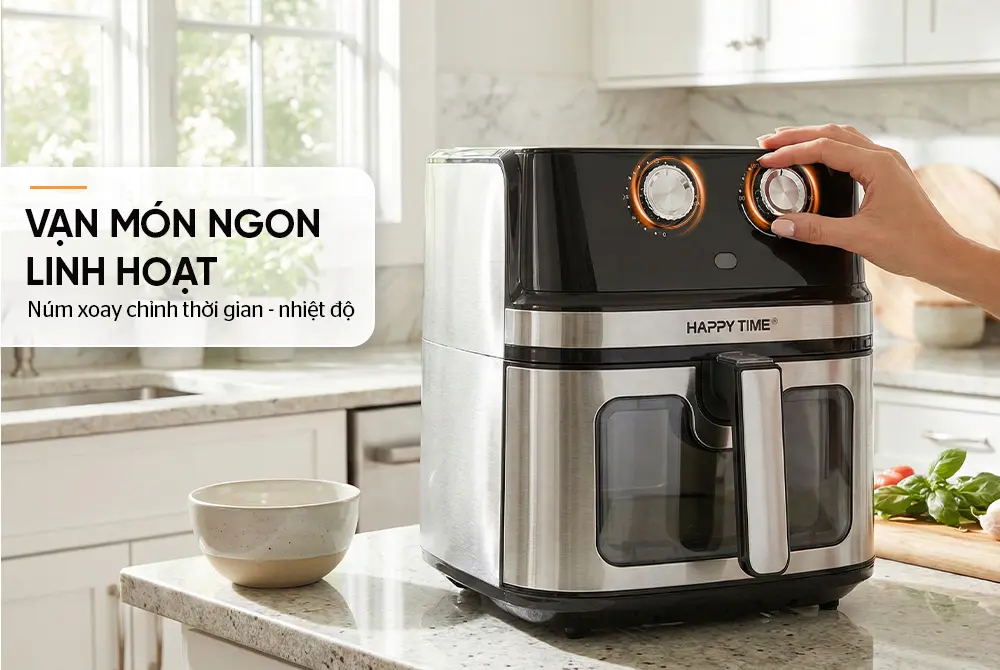 Nồi chiên không dầu SUNHOUSE HTD4031 - 1700W, 8 lít - Ảnh 12