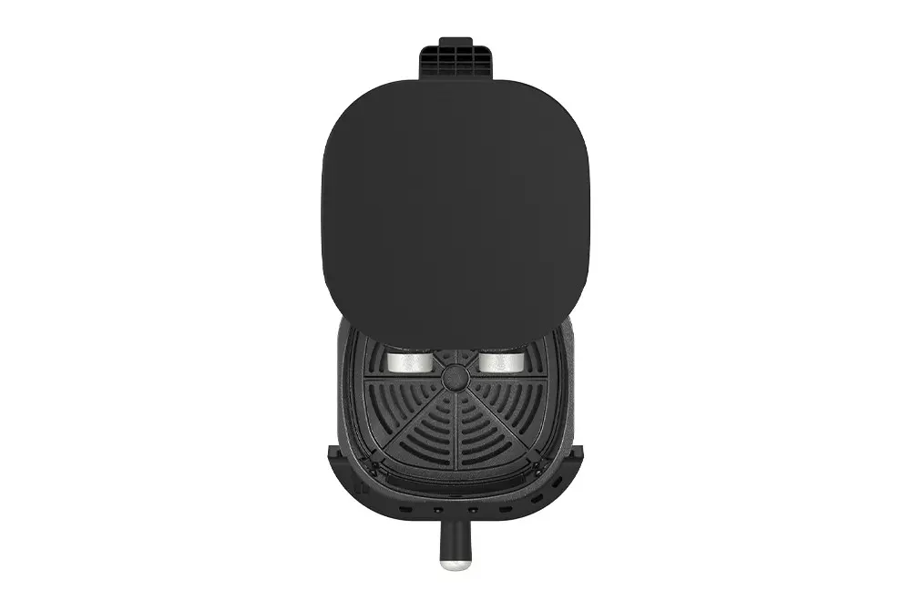 Mặt dưới lòng nồi và vỉ chiên của nồi chiên không dầu SUNHOUSE SHD4032