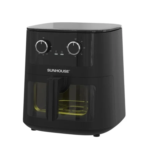Nồi chiên không dầu SUNHOUSE SHD4034 8 lít 1650W màu đen