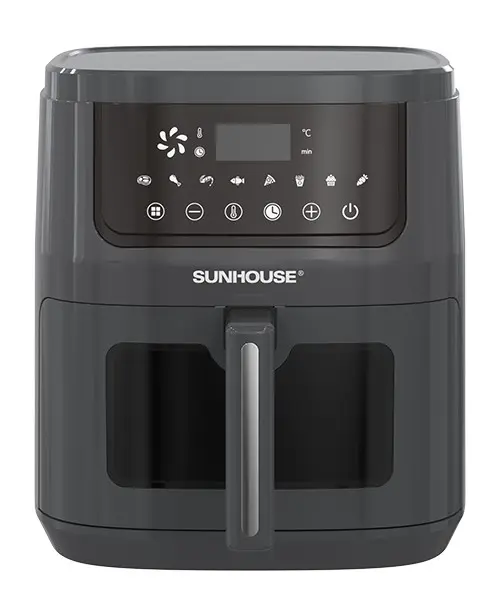 Nồi chiên không dầu SUNHOUSE SHD4080 6,5 lít với bảng điều khiển cảm ứng