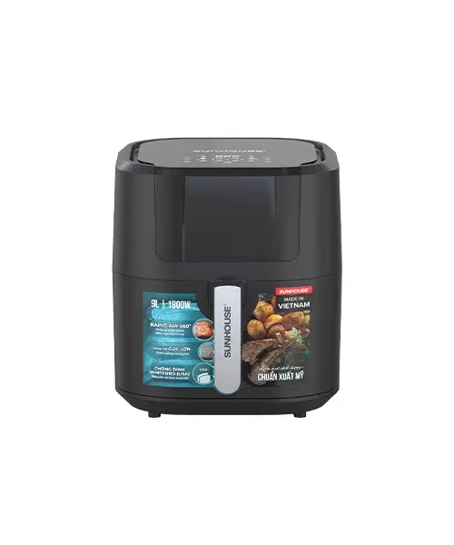 Nồi chiên không dầu SUNHOUSE SHD4082 9 lít mặt trước