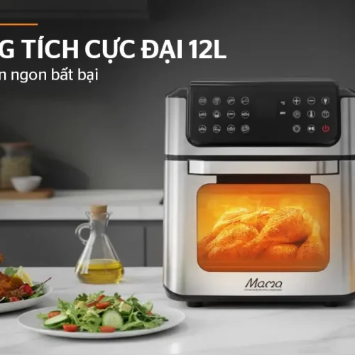 Nồi chiên không dầu SUNHOUSE SHD4094 cảm ứng dung tích 12 lít