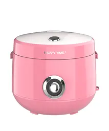 Nồi cơm điện HAPPY TIME HTD8521P màu hồng 1.8 lít nhìn chính diện