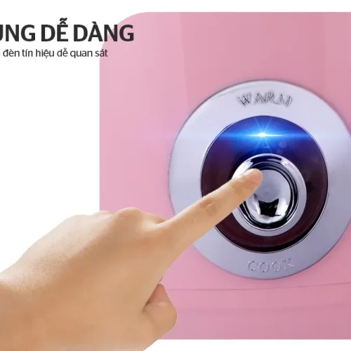 Nút gạt và đèn báo trạng thái trên nồi cơm điện HAPPY TIME HTD8521P