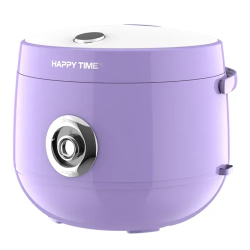 Nồi cơm điện HAPPY TIME HTD8521V màu tím, núm điều khiển cơ phía trước