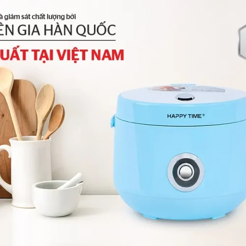 Nồi cơm điện HAPPY TIME HTD8522G 500W 1.2 lít màu xanh