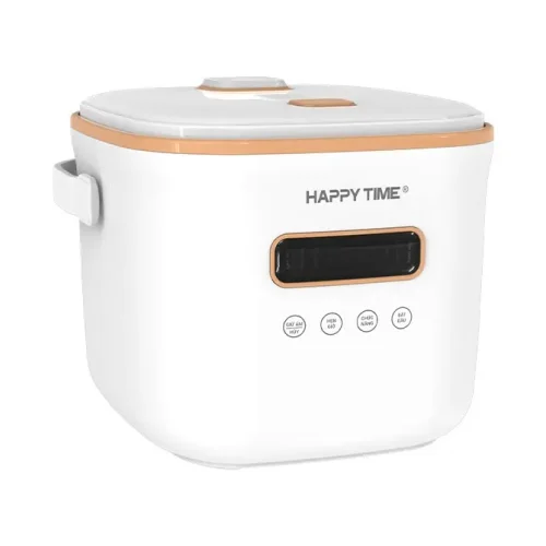 Nồi cơm điện HAPPY TIME HTD8810 màu trắng, bảng điều khiển cảm ứng phía trước