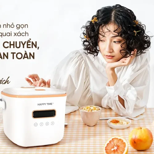 Nồi cơm điện cảm ứng HAPPY TIME HTD8810 1.2 lít có quai xách tiện di chuyển