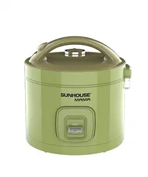 Nồi cơm điện SUNHOUSE Mama SHD8265G màu xanh lá, dung tích 1.2 lít
