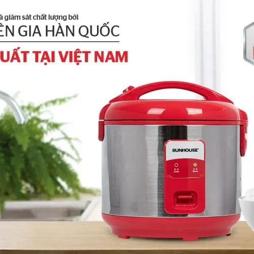 Nồi cơm điện SUNHOUSE SH18S sản xuất tại Việt Nam