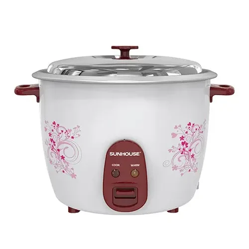 Nồi cơm điện SUNHOUSE SHD8106 1,2 lít mặt trước màu trắng