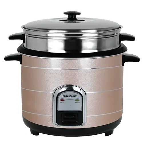 Nồi cơm điện SUNHOUSE SHD8125 1.8 lít kèm xửng hấp nhìn chính diện