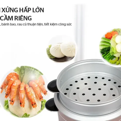 Xửng hấp lớn có tay cầm của nồi cơm điện SUNHOUSE SHD8125
