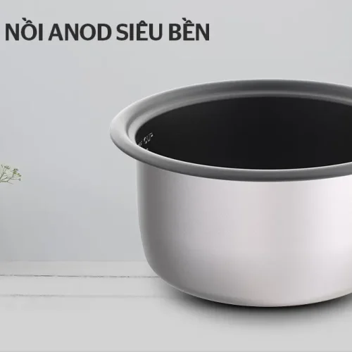 Lòng nồi anode siêu bền của nồi cơm điện SUNHOUSE SHD8126 1.8 lít