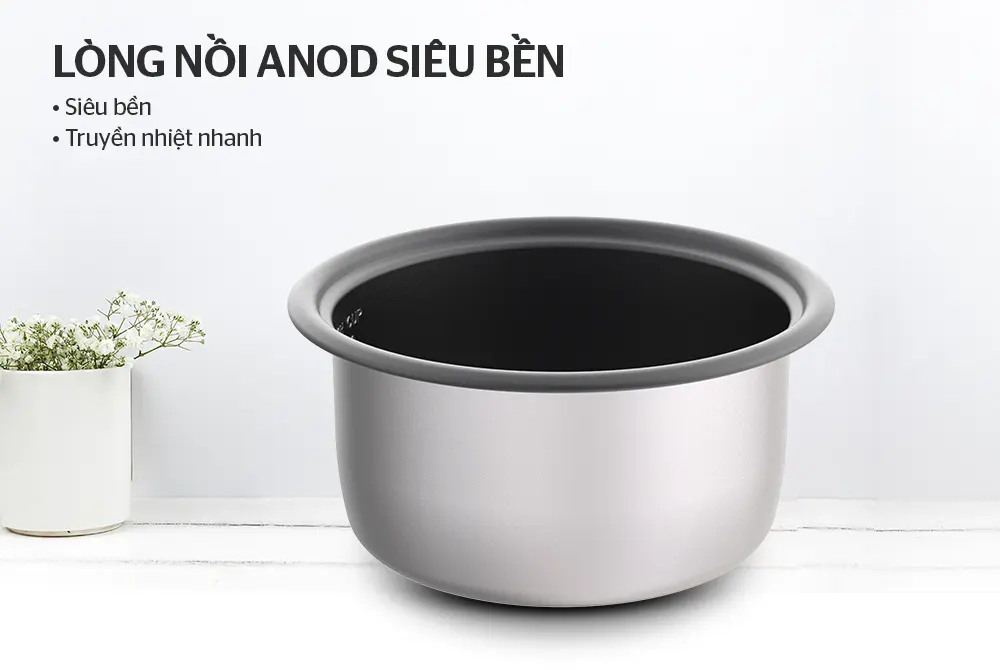Nồi cơm điện SUNHOUSE SHD8136 - 900W, 2.2 lít - Ảnh 3