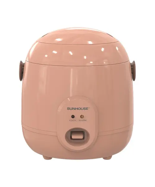 Nồi cơm điện SUNHOUSE SHD8206O 0.4 lít màu hồng nhìn chính diện