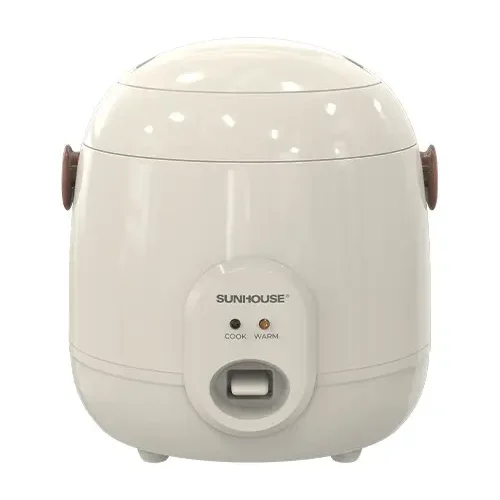 Nồi cơm điện SUNHOUSE SHD8206W 0.4 lít màu trắng nhìn chính diện