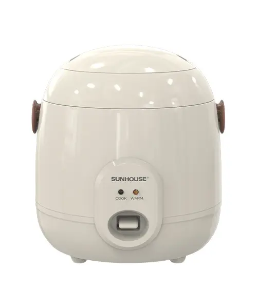Nồi cơm điện SUNHOUSE SHD8206W 0.4 lít màu trắng nhìn chính diện