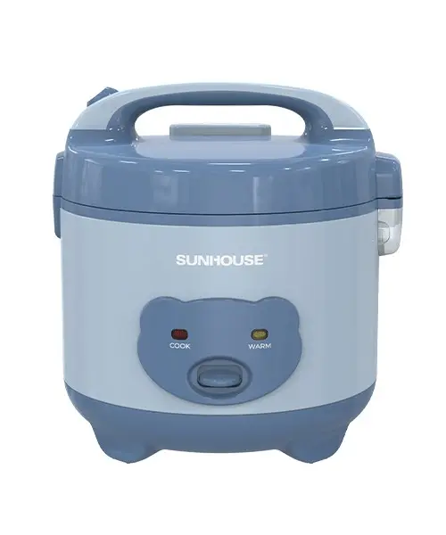 Nồi cơm điện SUNHOUSE SHD8214 1.2 lít màu xanh chính diện