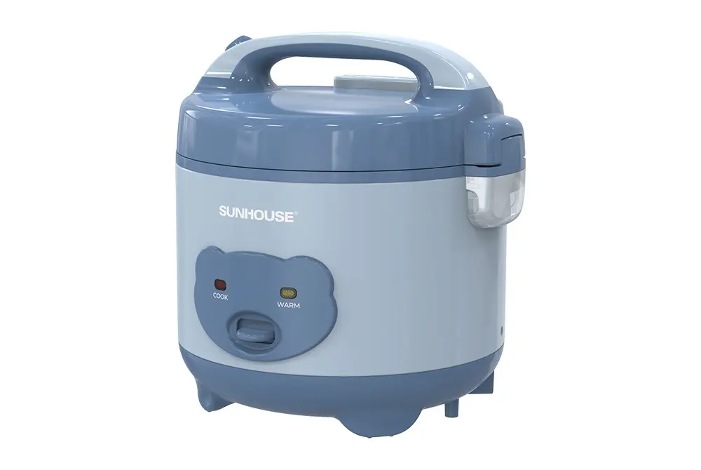 Nồi cơm điện SUNHOUSE SHD8214 màu xanh dung tích 1,2 lít
