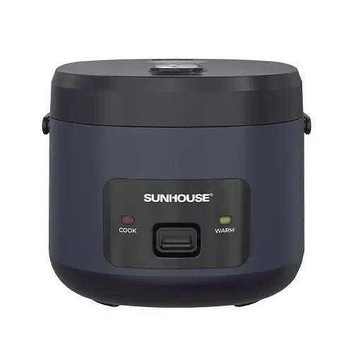 Nồi cơm điện SUNHOUSE SHD8219 màu xanh đen với bảng điều khiển mặt trước