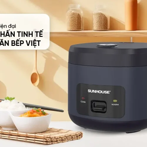Nồi cơm điện SUNHOUSE SHD8219 thiết kế hiện đại