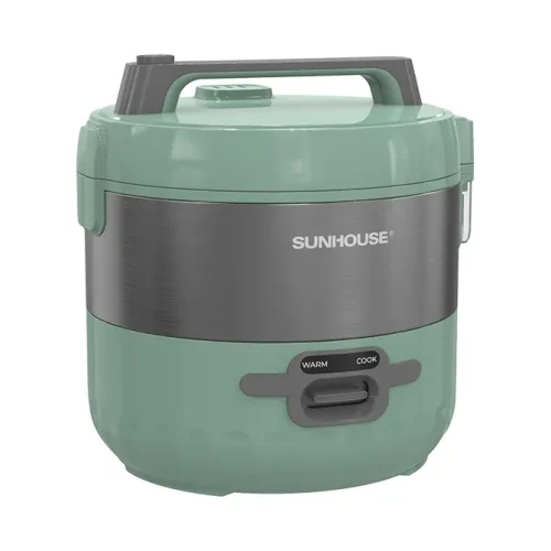 Nồi cơm điện SUNHOUSE SHD8221 màu xanh, công suất 500W dung tích 1,2 lít