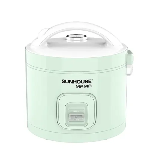 Nồi cơm điện SUNHOUSE SHD8265B màu xanh nhạt có quai xách