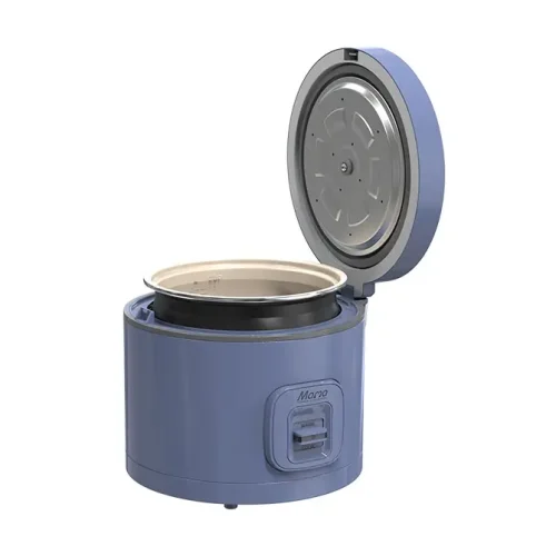 Nồi cơm điện SUNHOUSE SHD8266V màu xanh mở nắp nhìn góc nghiêng