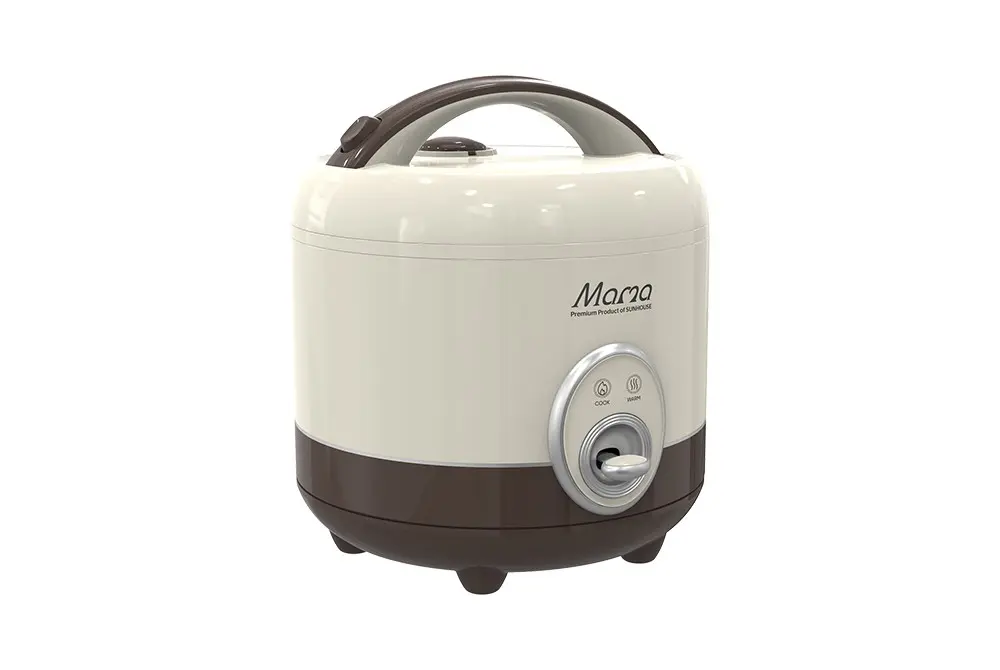 Nồi cơm điện SUNHOUSE SHD8267 màu kem, góc chụp chính diện