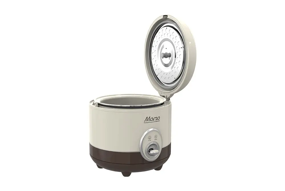 Nồi cơm điện SUNHOUSE SHD8267 màu trắng mở nắp