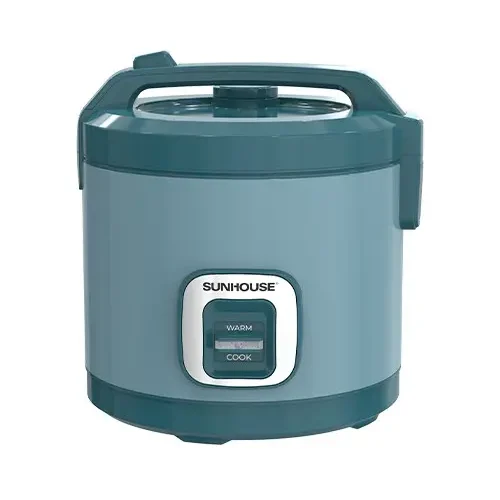 Nồi cơm điện SUNHOUSE SHD8300 3 lít màu xanh nhìn từ phía trước